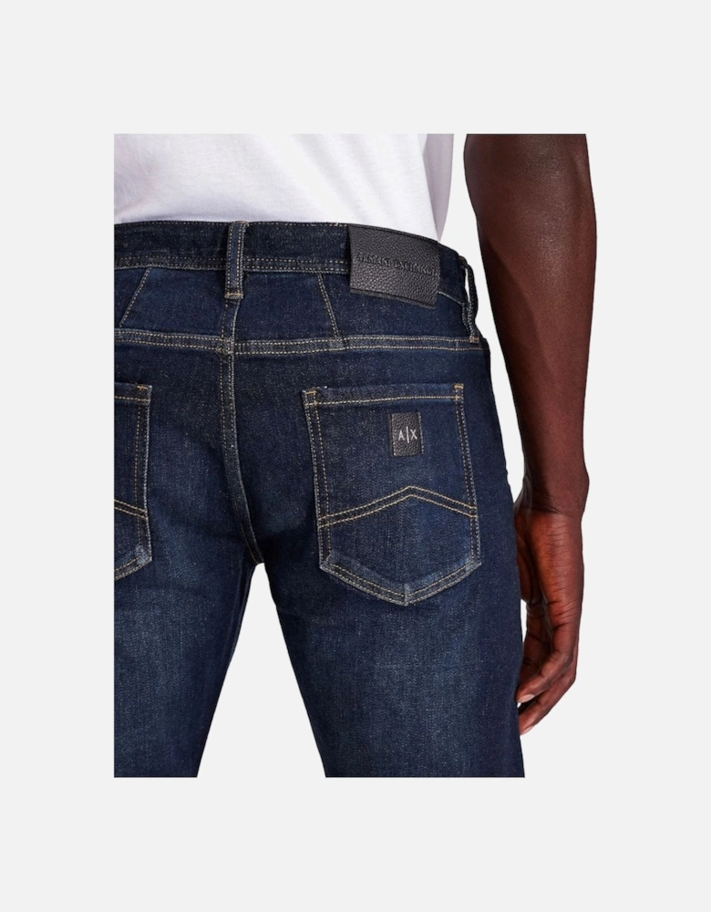 A|X Mens Slim Dark Jean Indigo Blue Denim