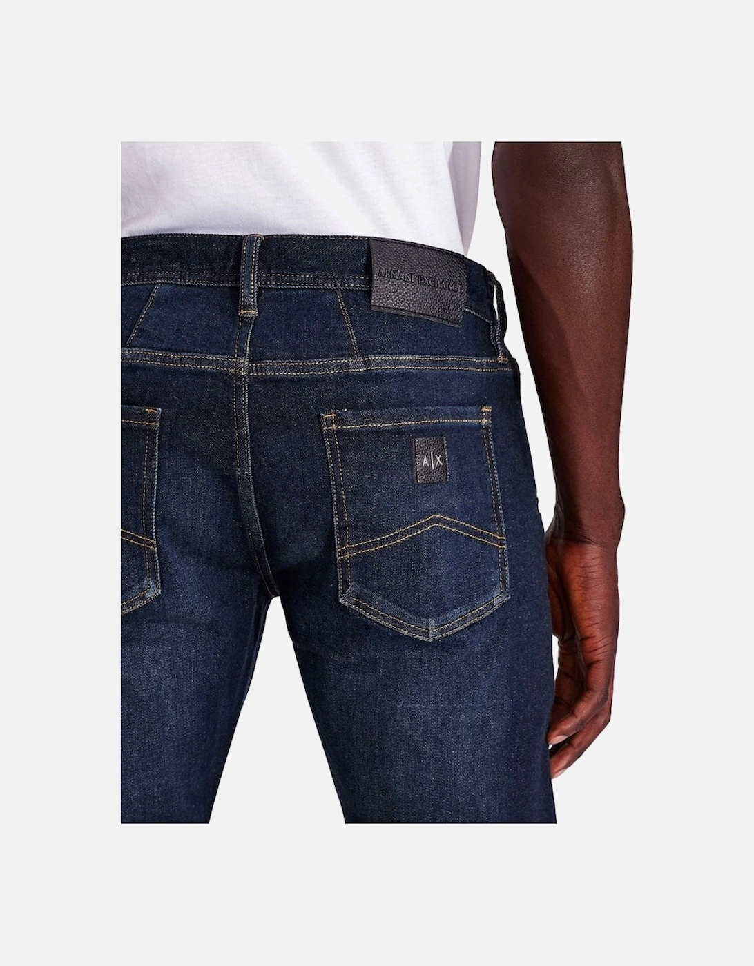 A|X Mens Slim Dark Jean Indigo Blue Denim