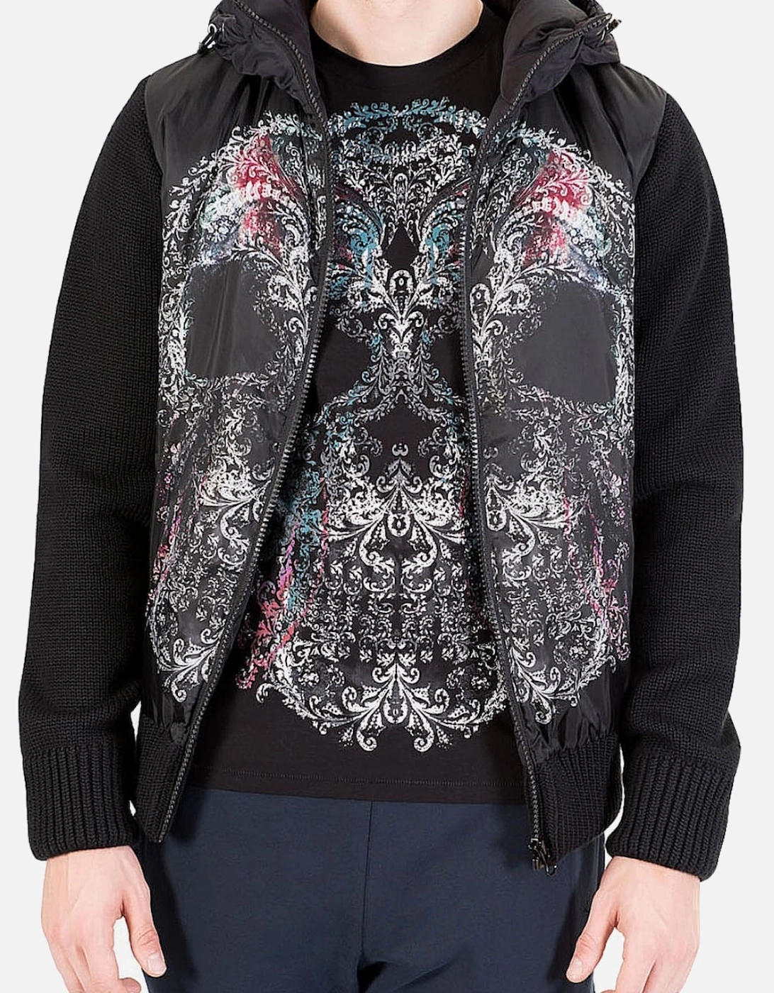 Skull Print Hooded Jacket, 7 of 6