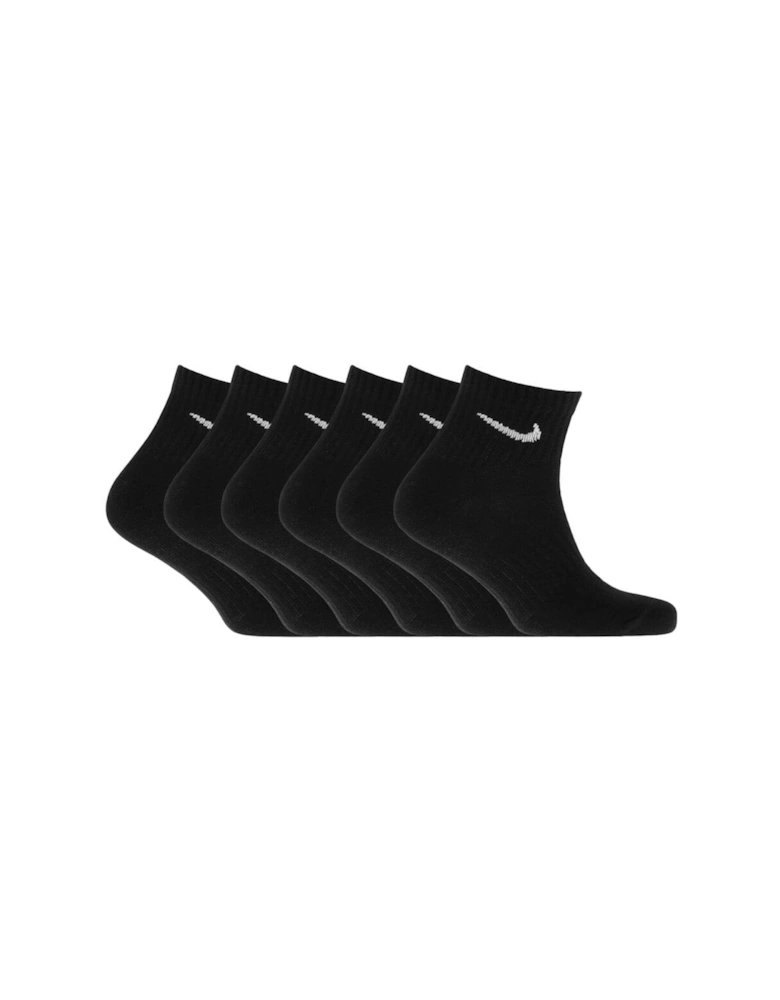 6 Pack Socks Black