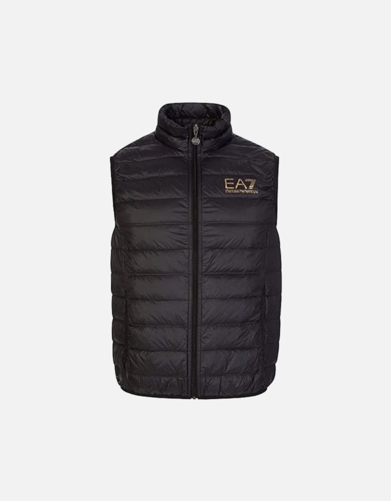 Ultra-Light Down Black/Gold Gillet