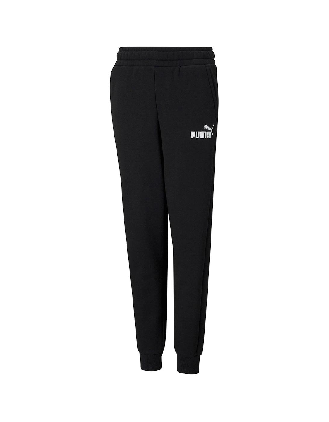 Boys Essentials Fleece Logo Pants - Black - Black, 3 of 2