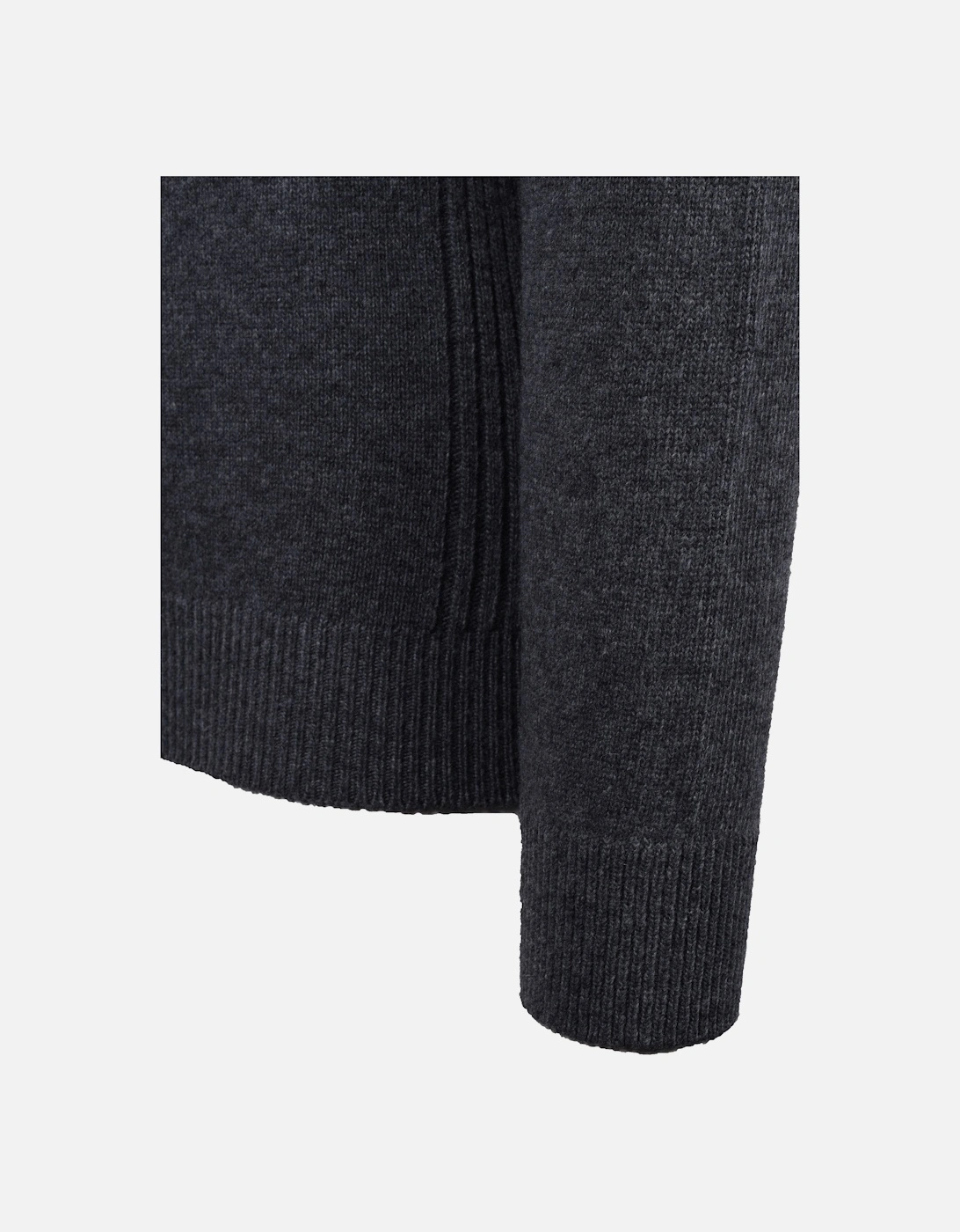 Holden Half Zip Jumper Knitwear Mid Grey