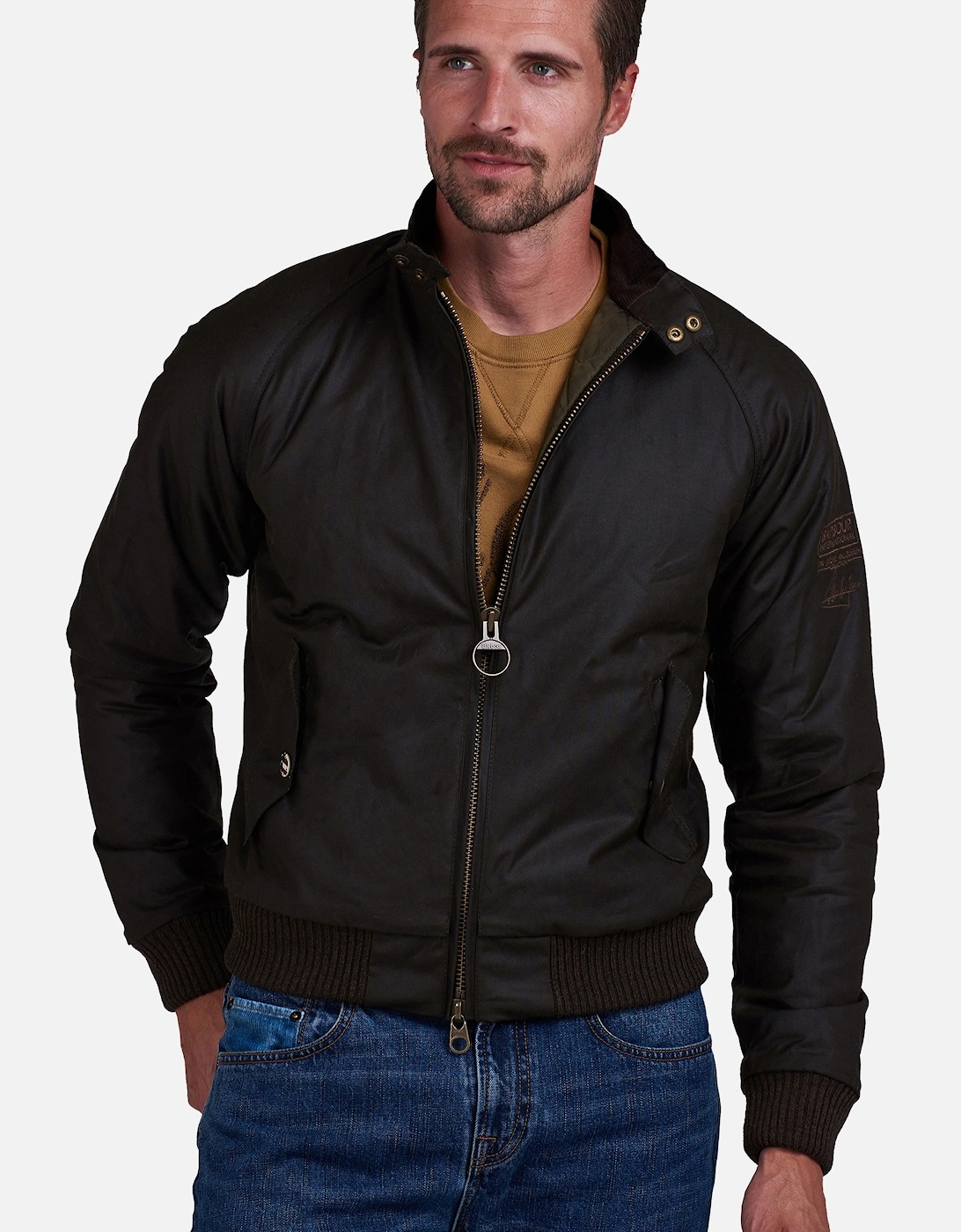 Steve McQueen Merchant Wax Jacket Olive