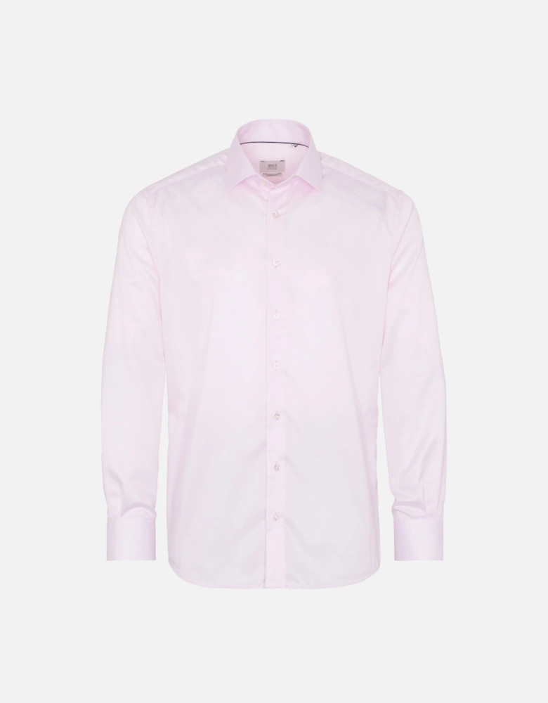 Eterna Modern Fit Long Sleeved Shirt Pink