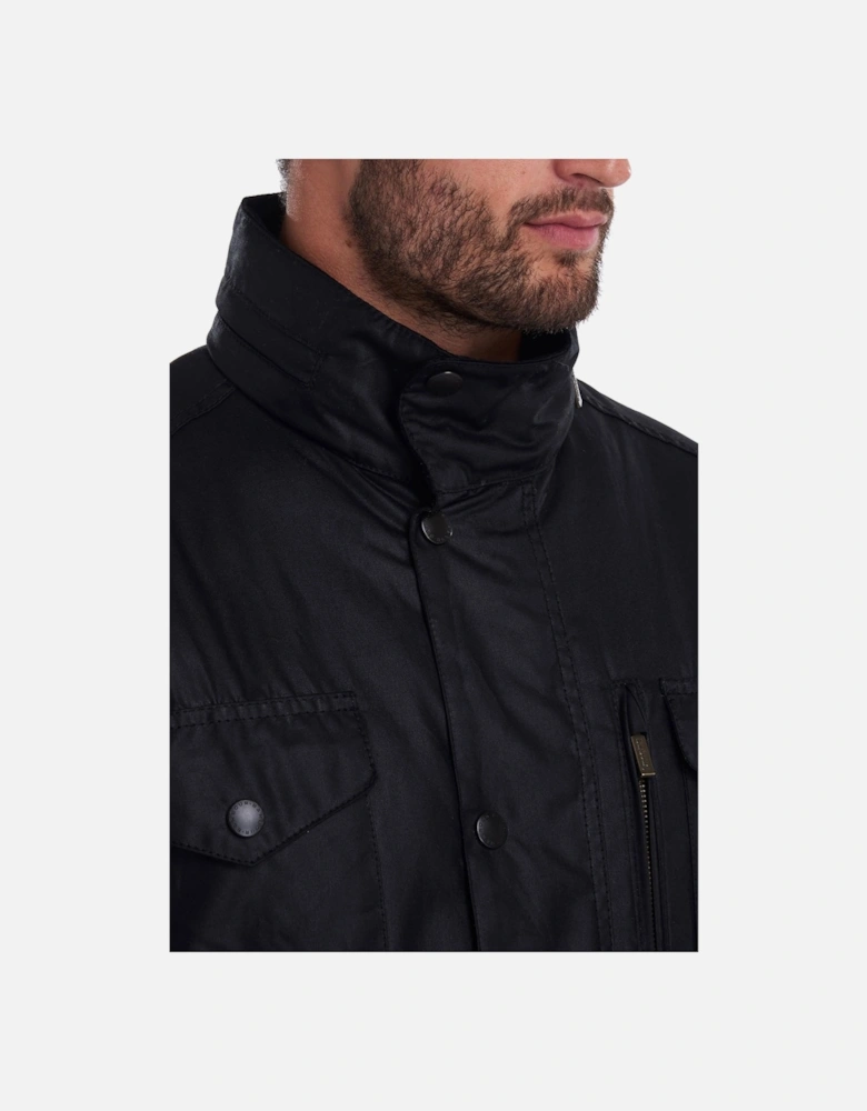 Sapper Wax Jacket Black