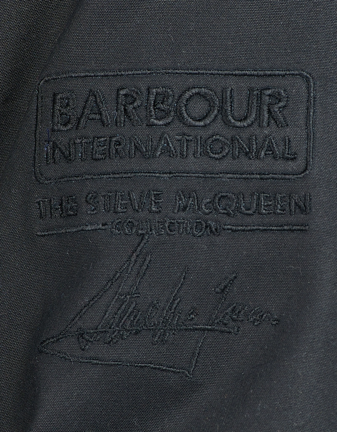 Steve McQueen Merchant Wax Jacket Black