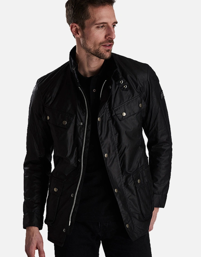 Tourer Wax Duke Jacket Black