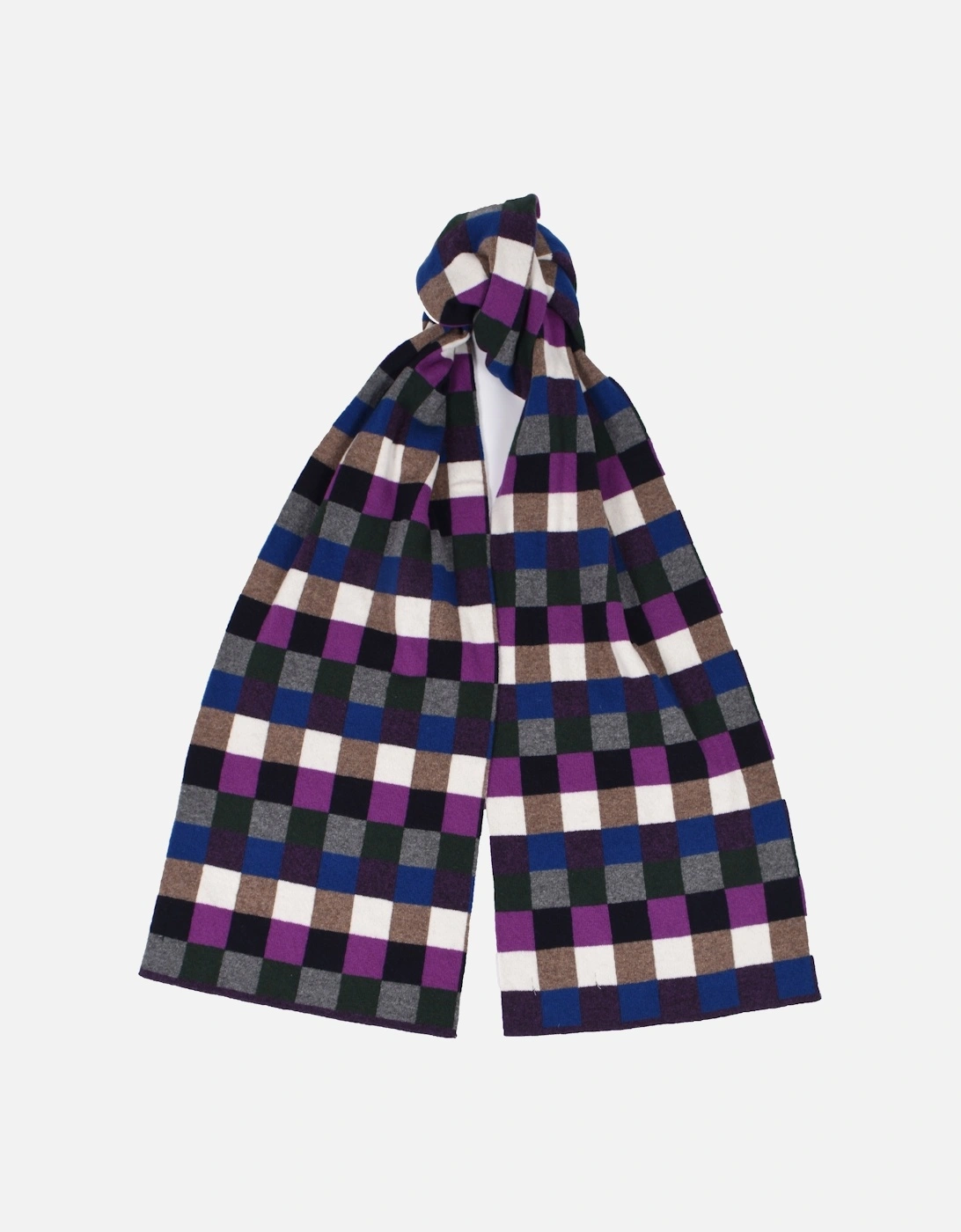 Assorted Scarves Purple Check, 4 of 3