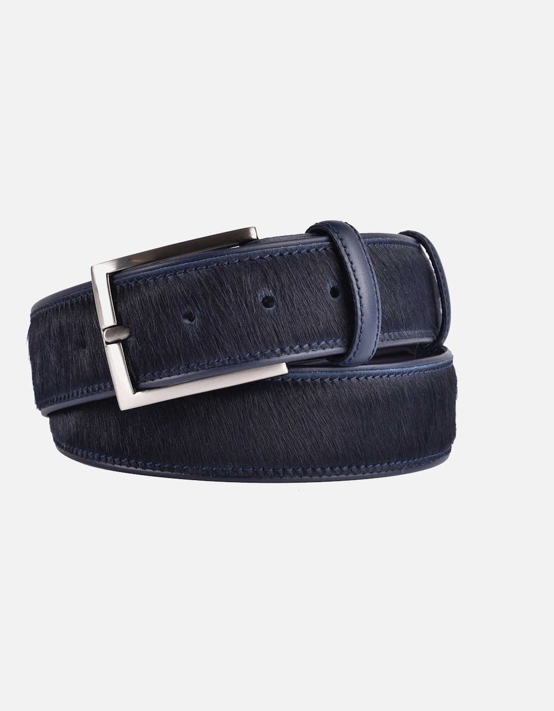 Horsy Leather Belt Navy, 5 of 4