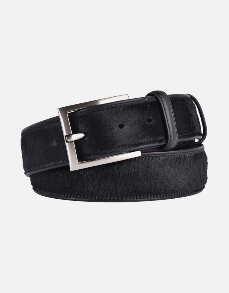 Horsy Leather Belt Black