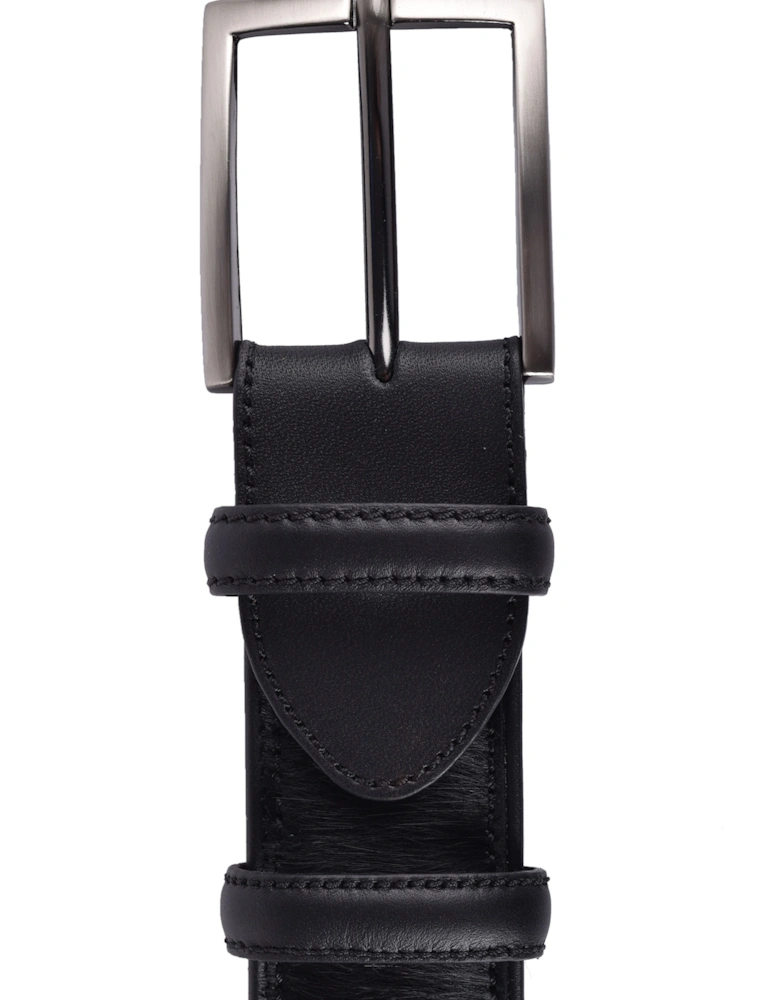 Horsy Leather Belt Black