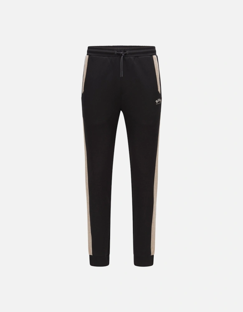 Men's Black Hadiko Jogging Bottoms.