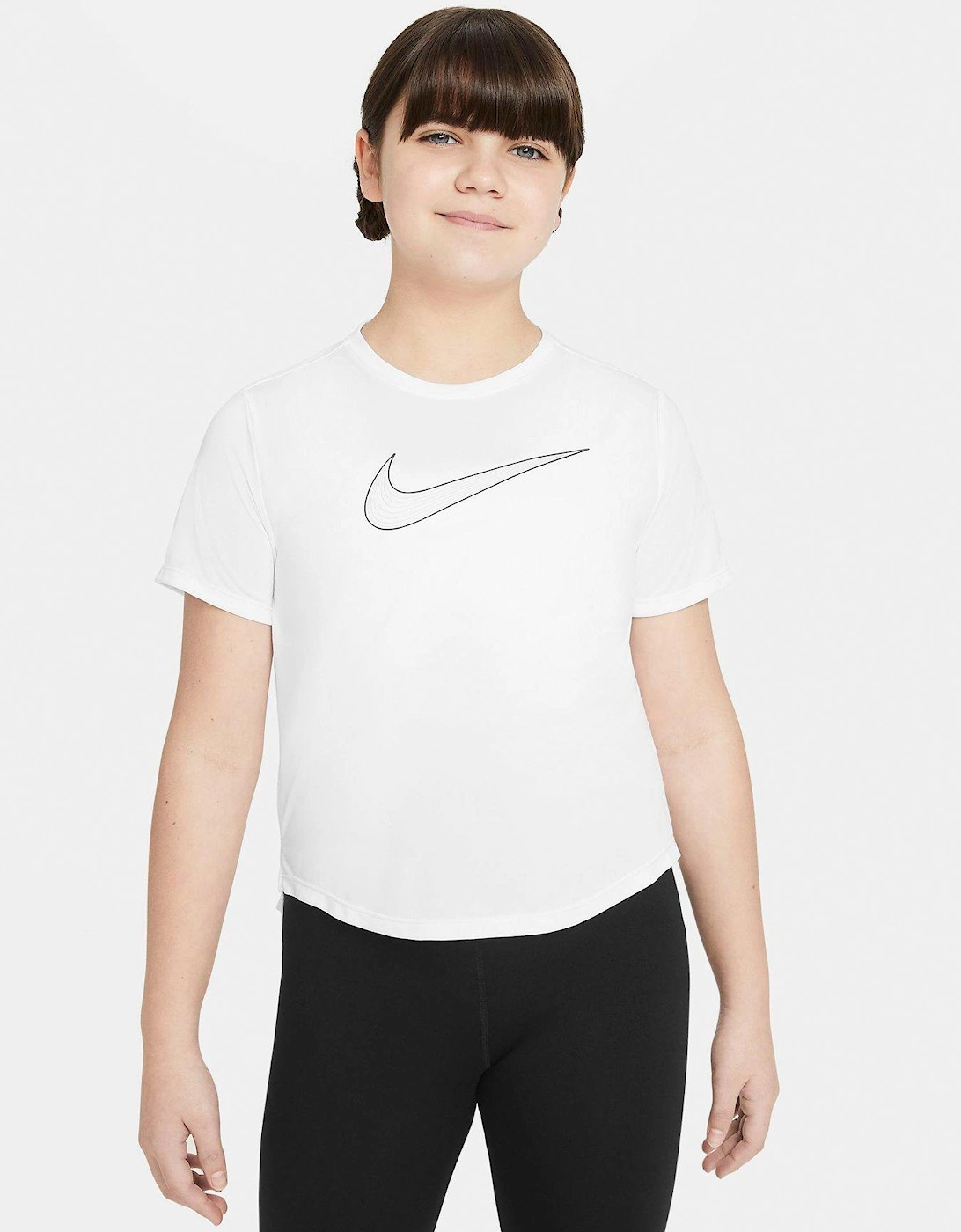 Dri-FIT One Short Sleeve GX Top - White, 5 of 4