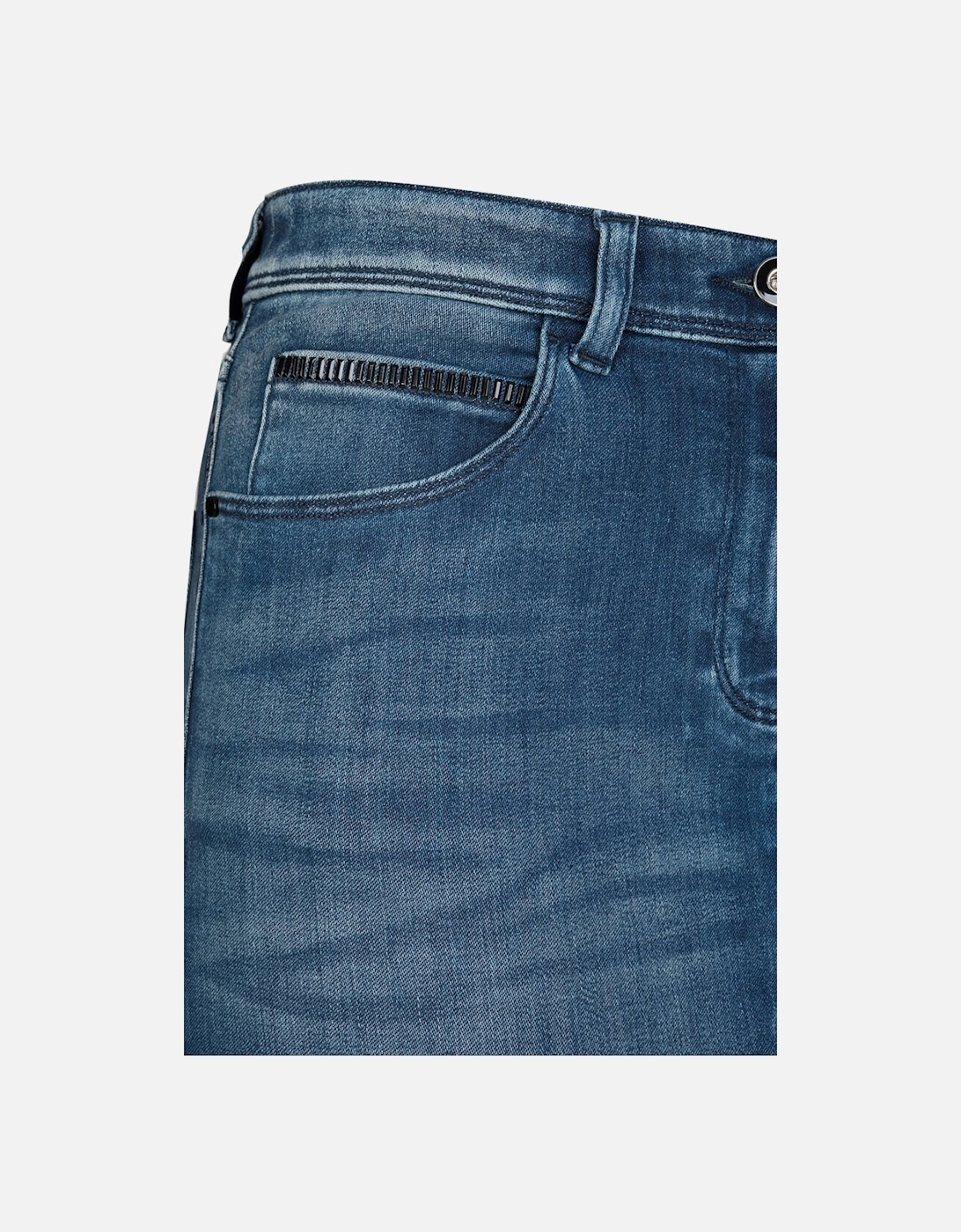 Jeans Women's Denim Midi Skirt Blue