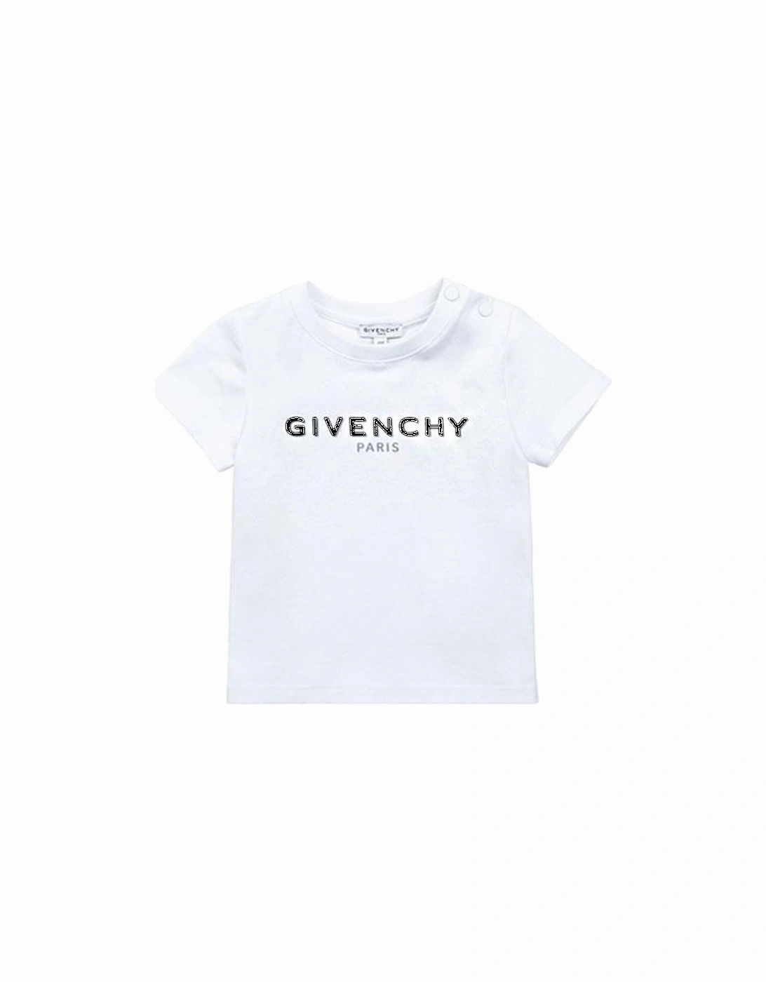 - White Baby Boys Logo T-Shirt, 2 of 1