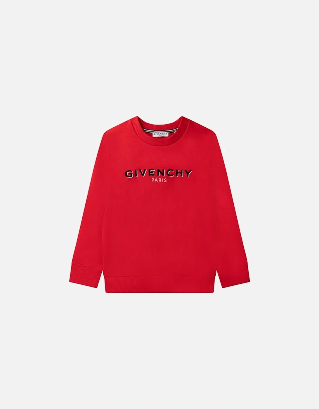 - Boys Red Logo Print Sweater, 2 of 1