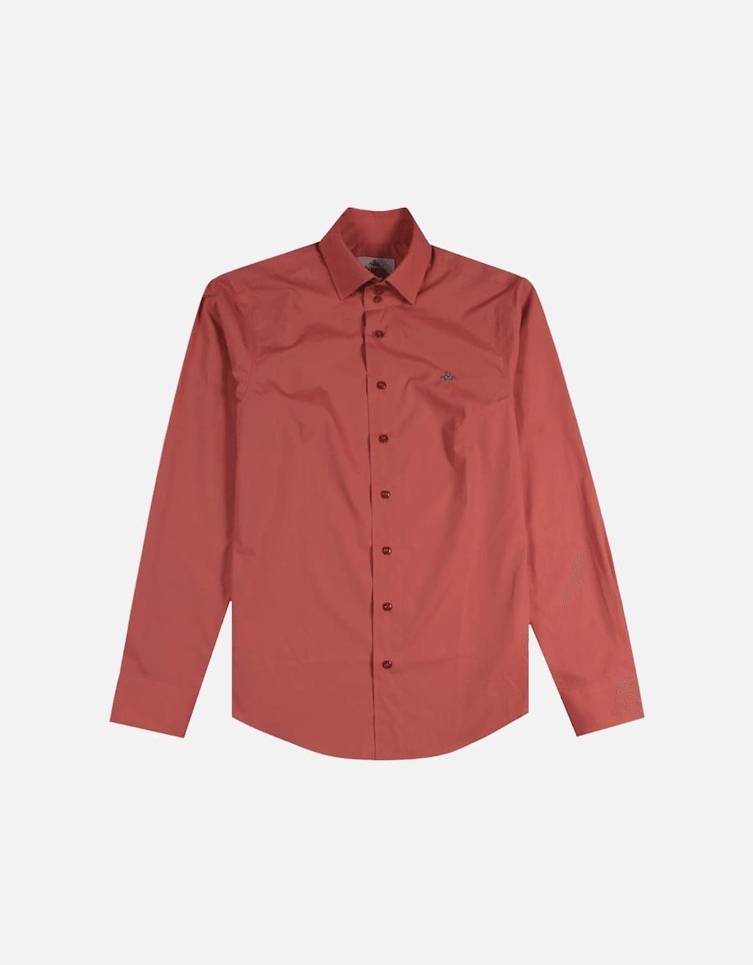 Men's Classic Three Button Shirt Red, 6 of 5