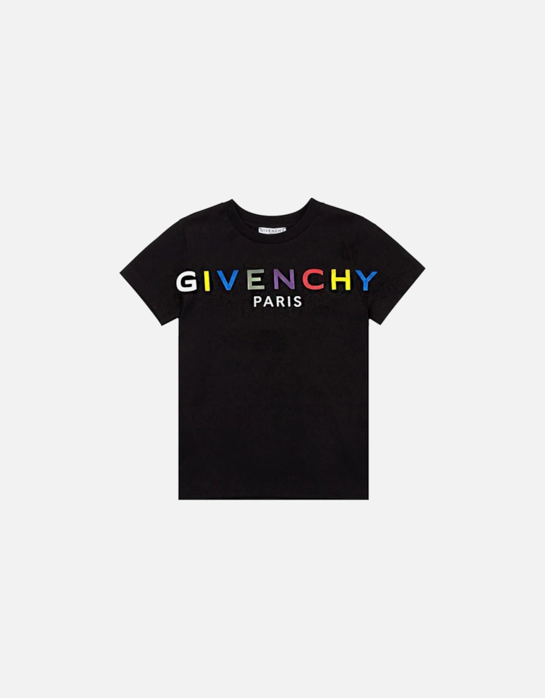 - Boys Black Multicoloured T-Shirt