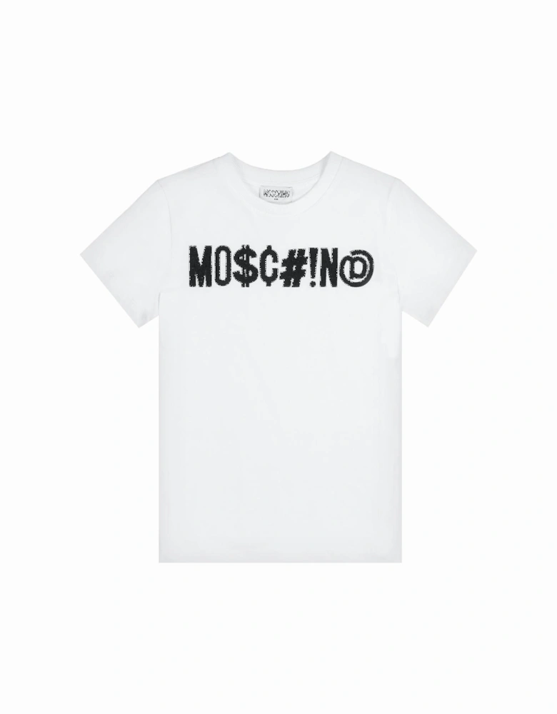Boys Symbols Logo T-Shirt White