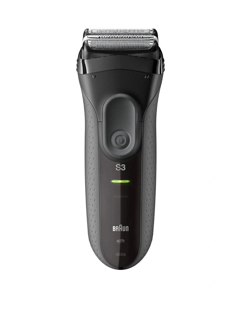 Series 3 ProSkin 3000s Electric Shaver, Black - Rechargeable Electric Razor