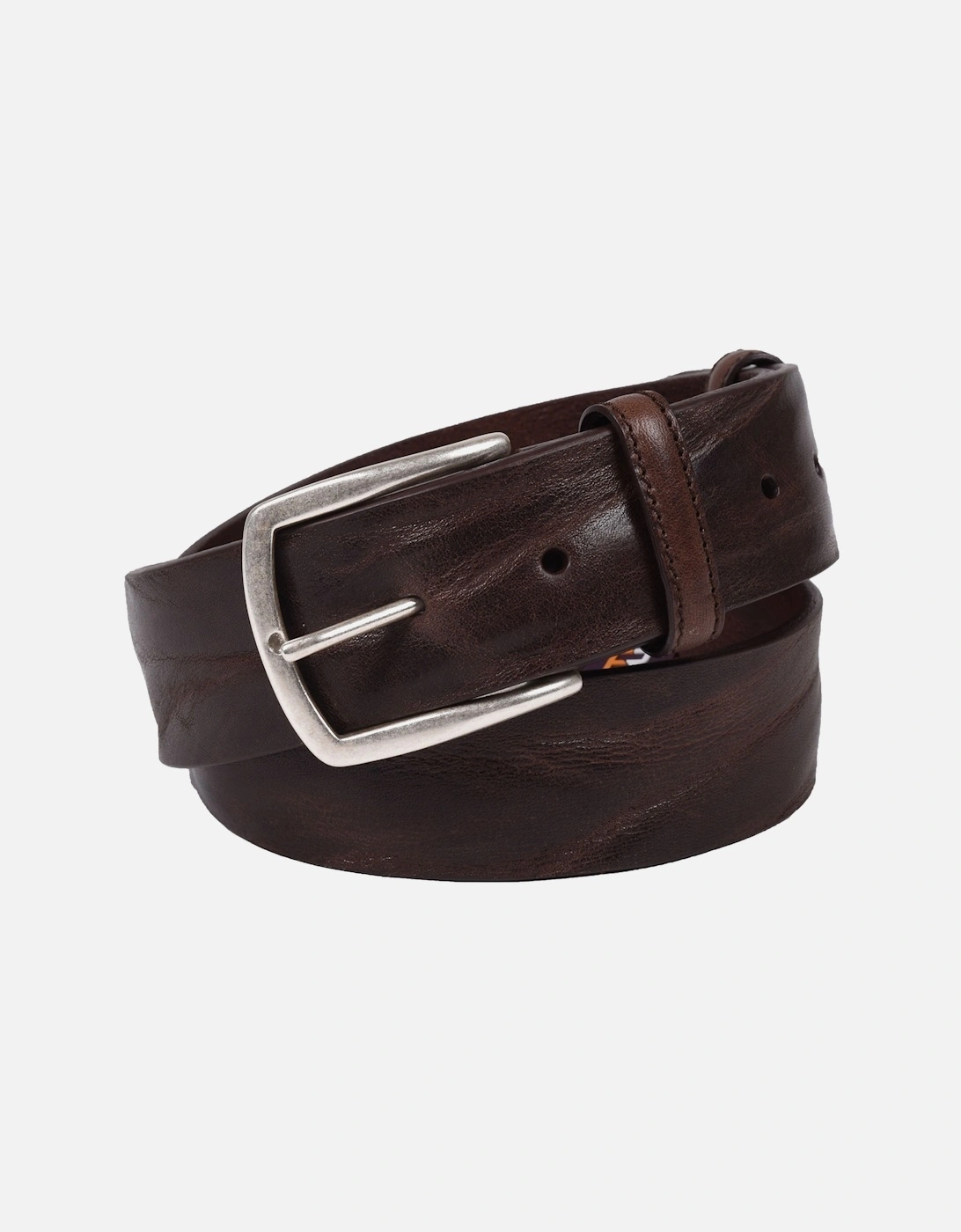 Unlined Tumbled Jeans Belt Brown, 3 of 2