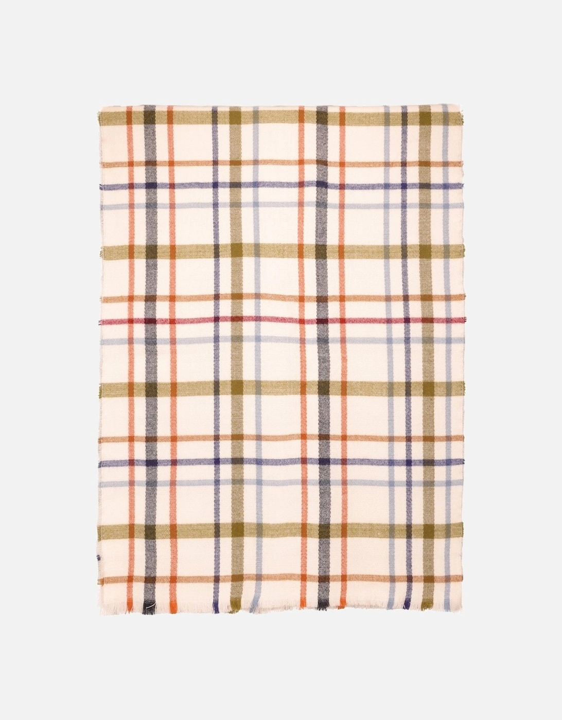 Checkered Cashmere Scarf