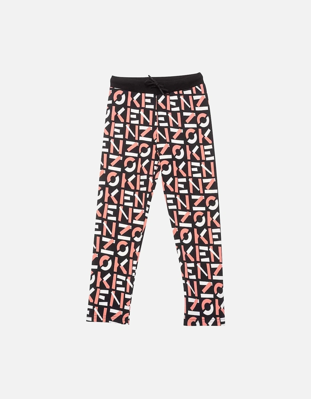 Girls Monogram Leggings Pink, 5 of 4