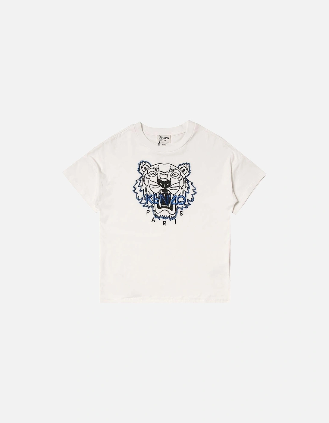 Boys Tiger T-shirt White, 3 of 2