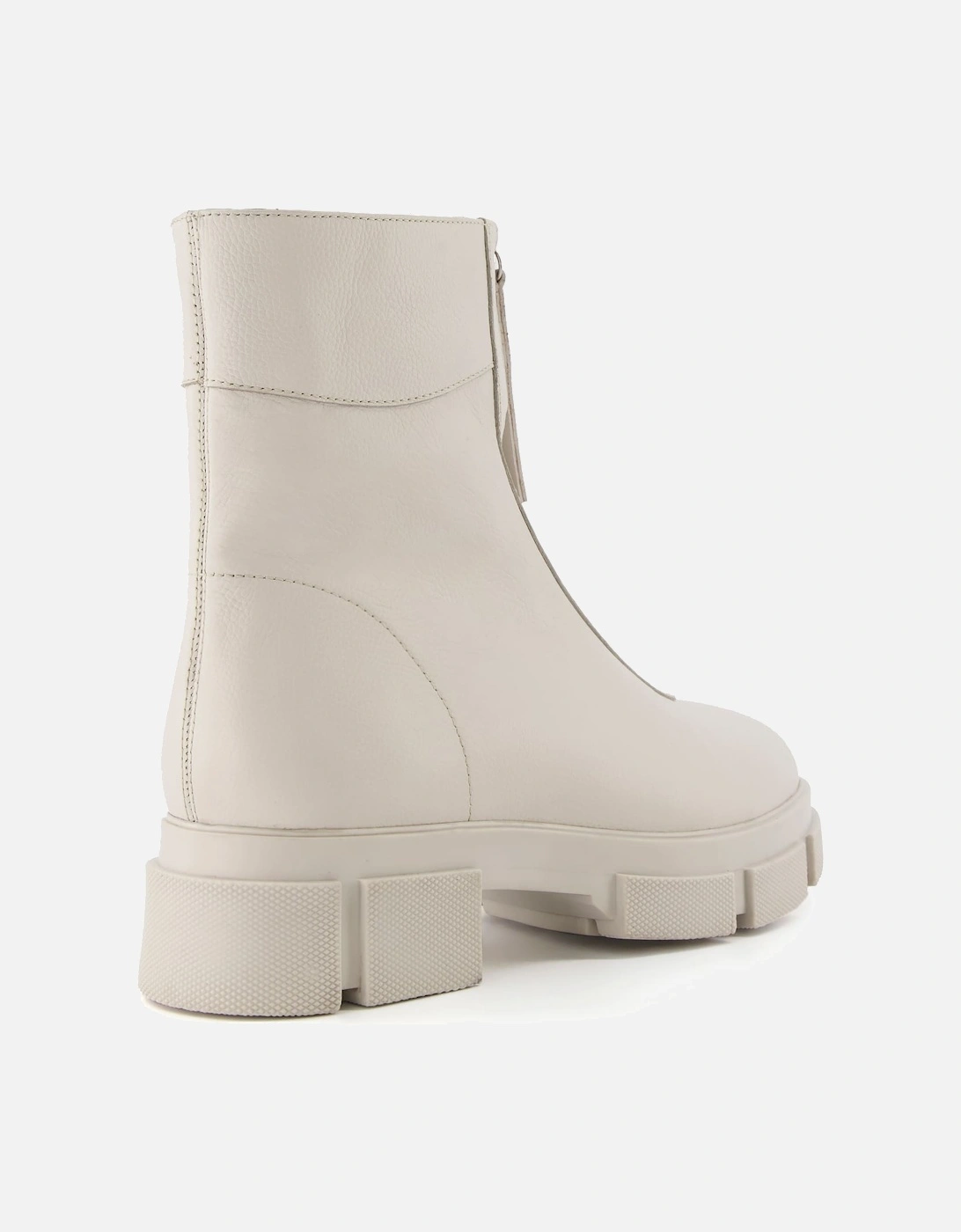 Ladies Path - Monster Sole Zip Detail Ankle Boots