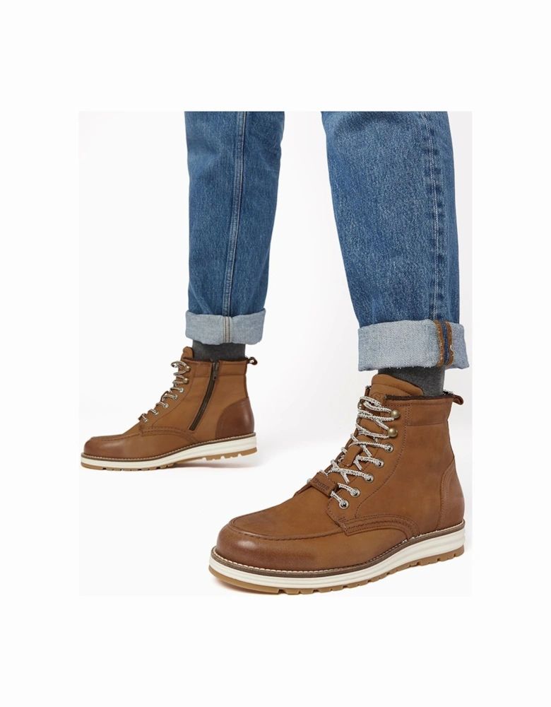 Mens Crannes - Casual Lace Up Hiker Boots