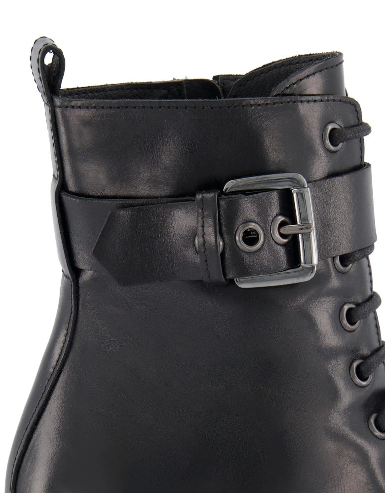 Ladies Passio - Buckle Detail High Heeled Ankle Boots
