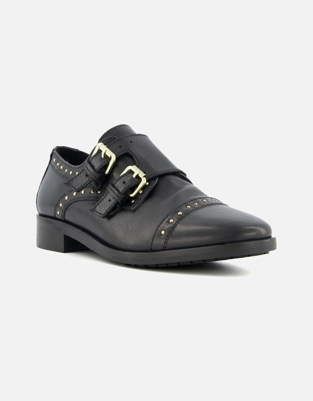 Ladies Flickers - Studded Monk Strap Shoes, 7 of 6