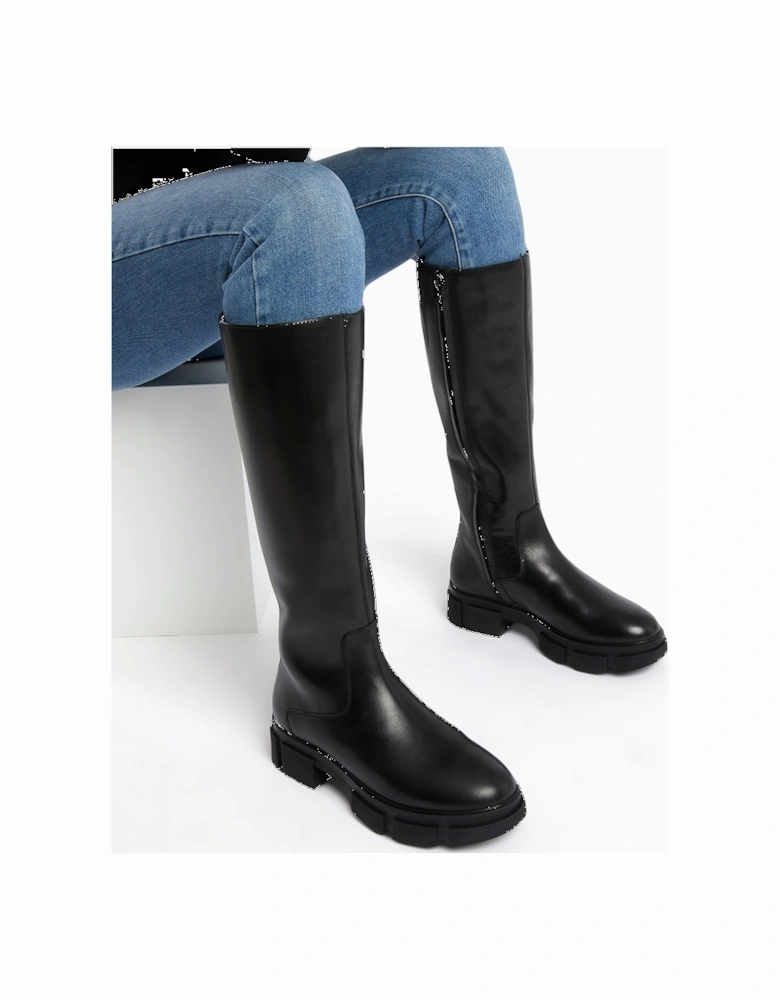 Ladies Tapioca - Chunky Sole Knee High Boots