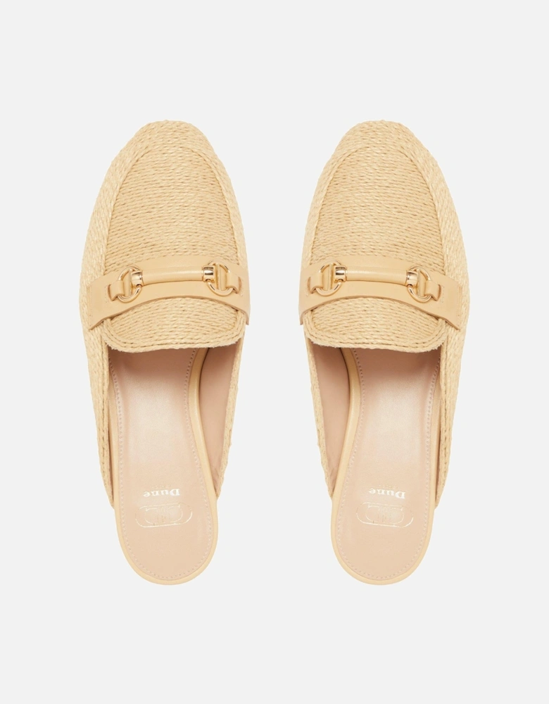 Ladies Glowin - Snaffle Trim Backless Loafers