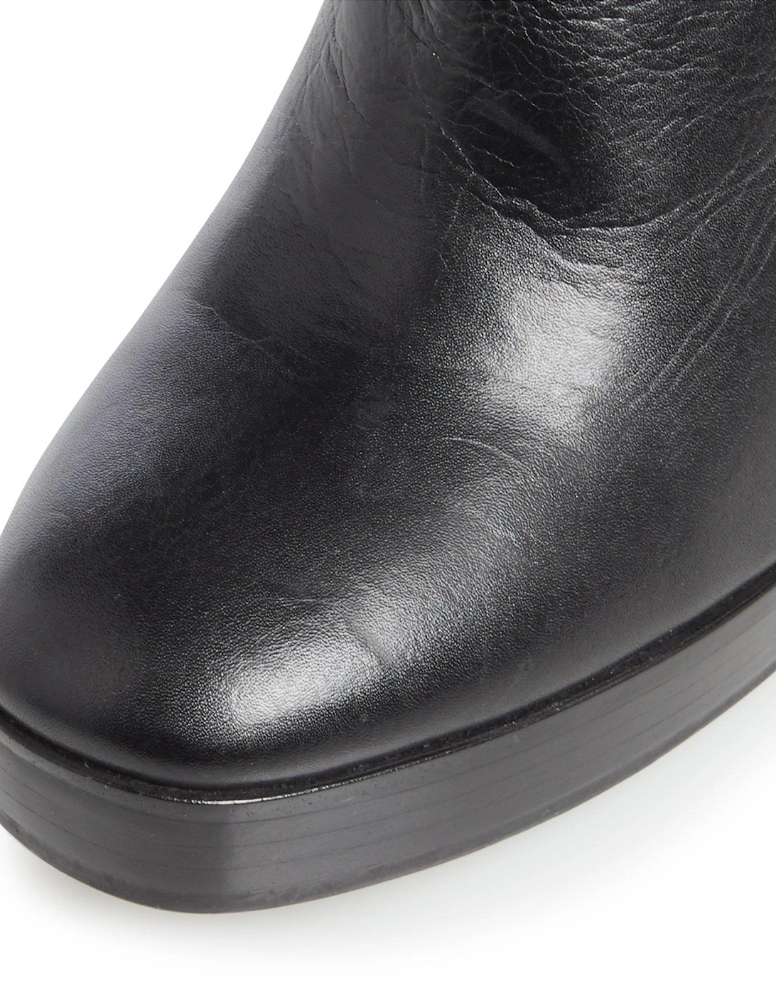 Ladies Pella - Platform Leather Ankle Boots