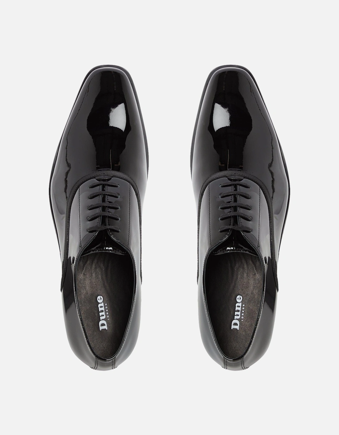 Mens Swan - Smart Patent Oxford Shoes