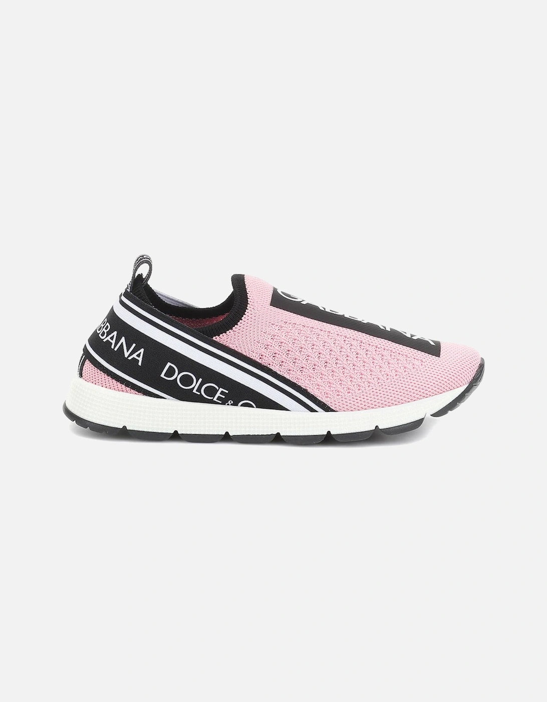 Girls Logo Slip On Trainers Pink, 2 of 1