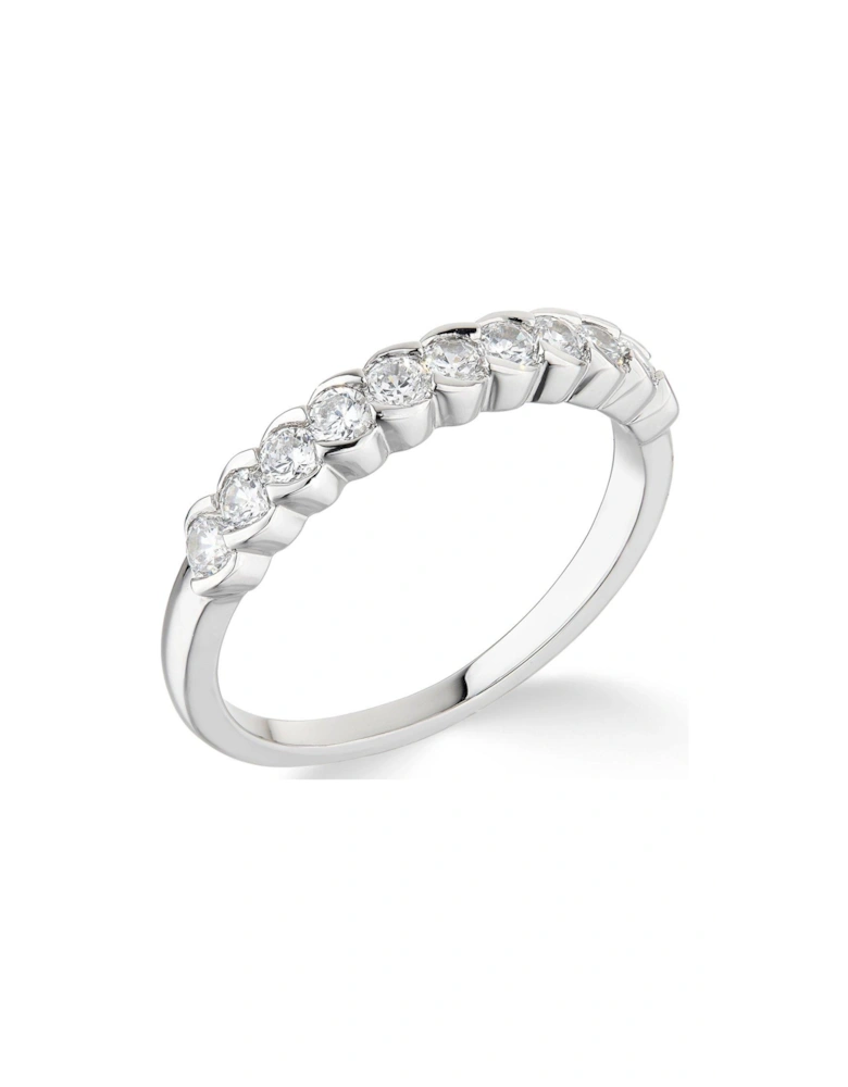 9ct White Gold 0.50ct Diamond Eternity Ring