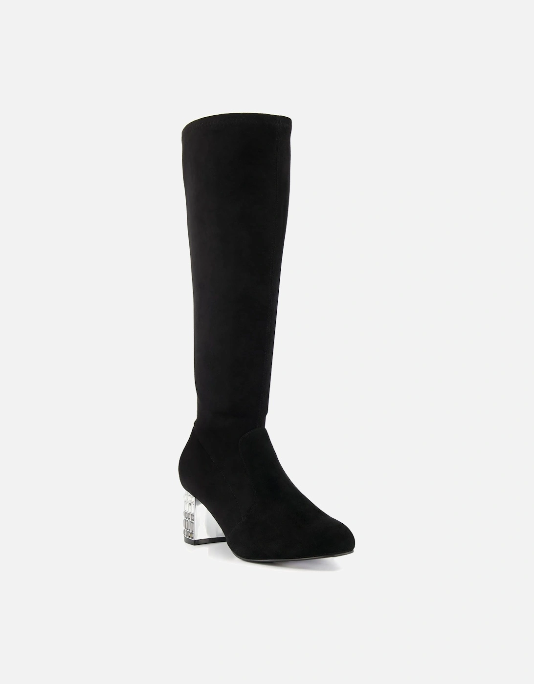 Ladies Stargazer - Gem-Embellished Suede Knee-High Boots, 7 of 6