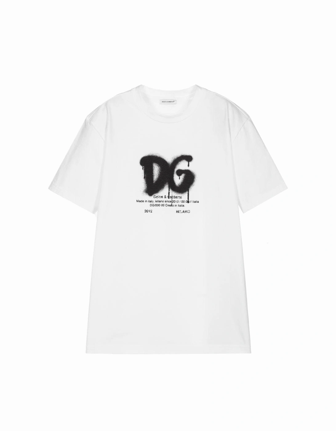 Boys White Spray Logo T-Shirt, 4 of 3