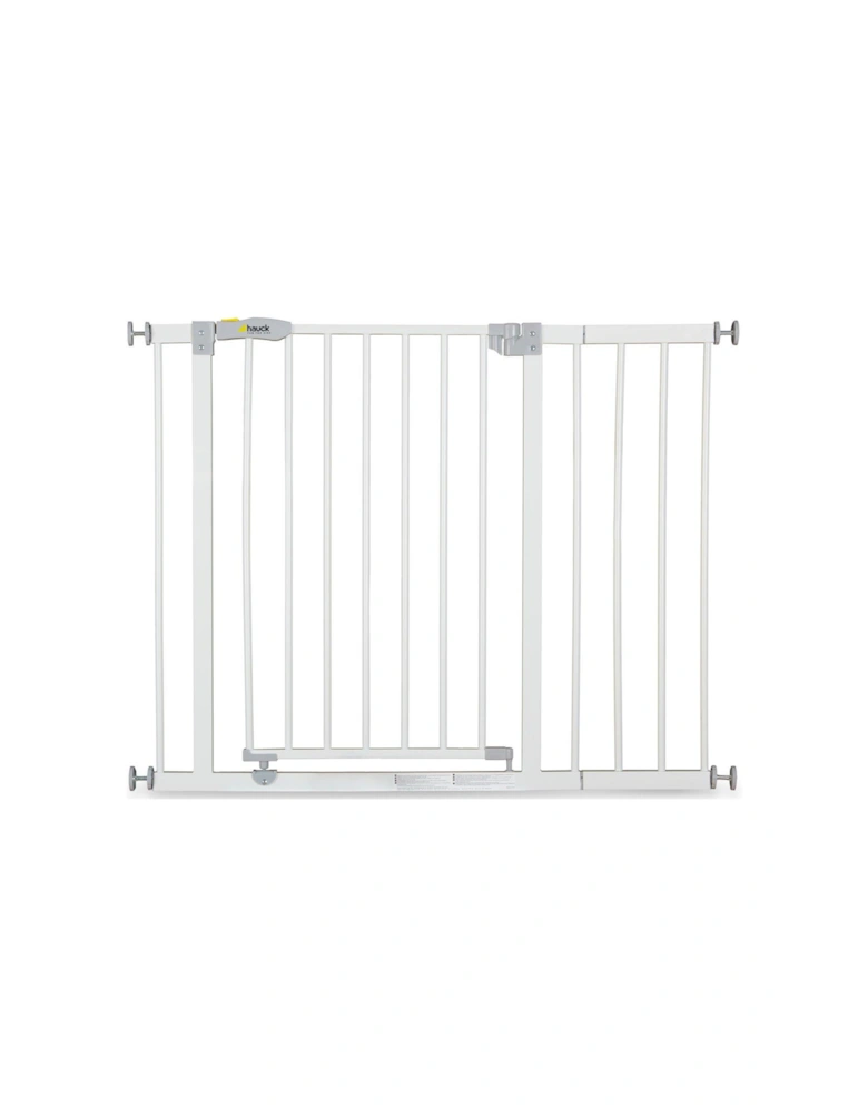 Open N Stop Safety Gate + 21cm Extension - White