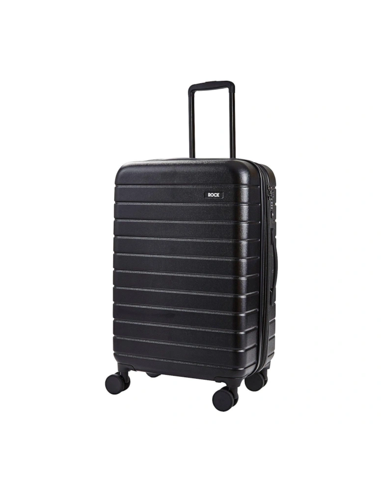Novo Medium 8-Wheel Suitcase - Black