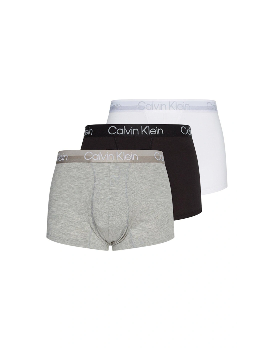 3 Pack Modern Structure Trunks - White/Black/Grey, 3 of 2