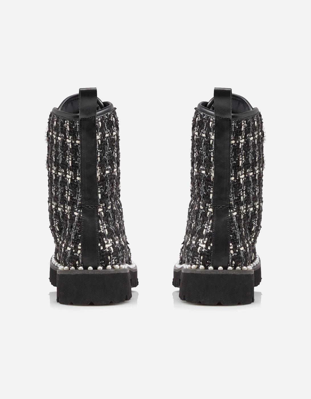 Ladies Purla - Pearl Detail Ankle Boots