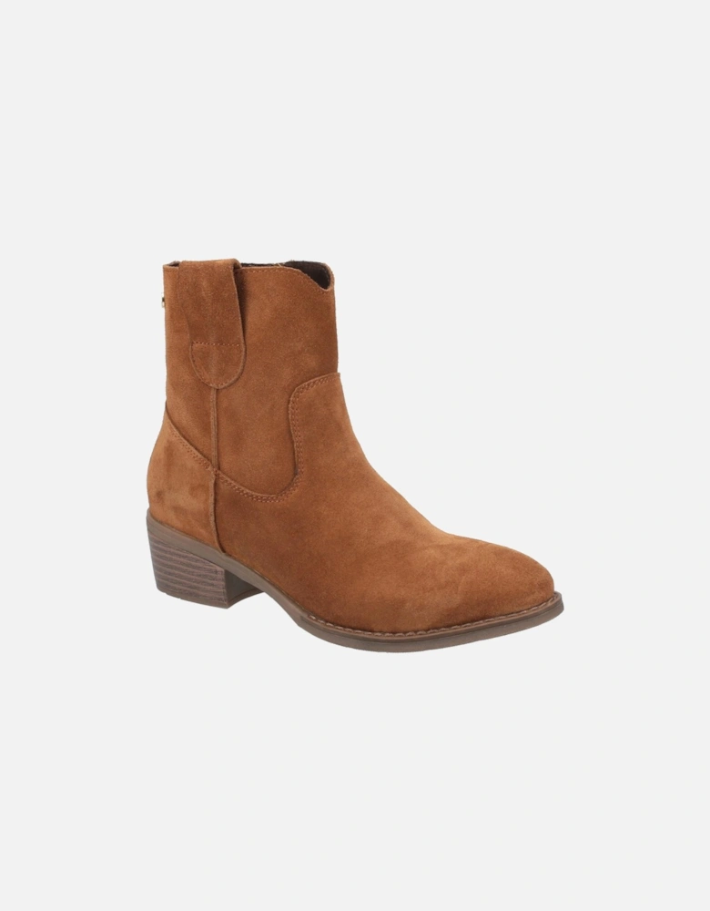 Womens/Ladies Iva Suede Ankle Boots