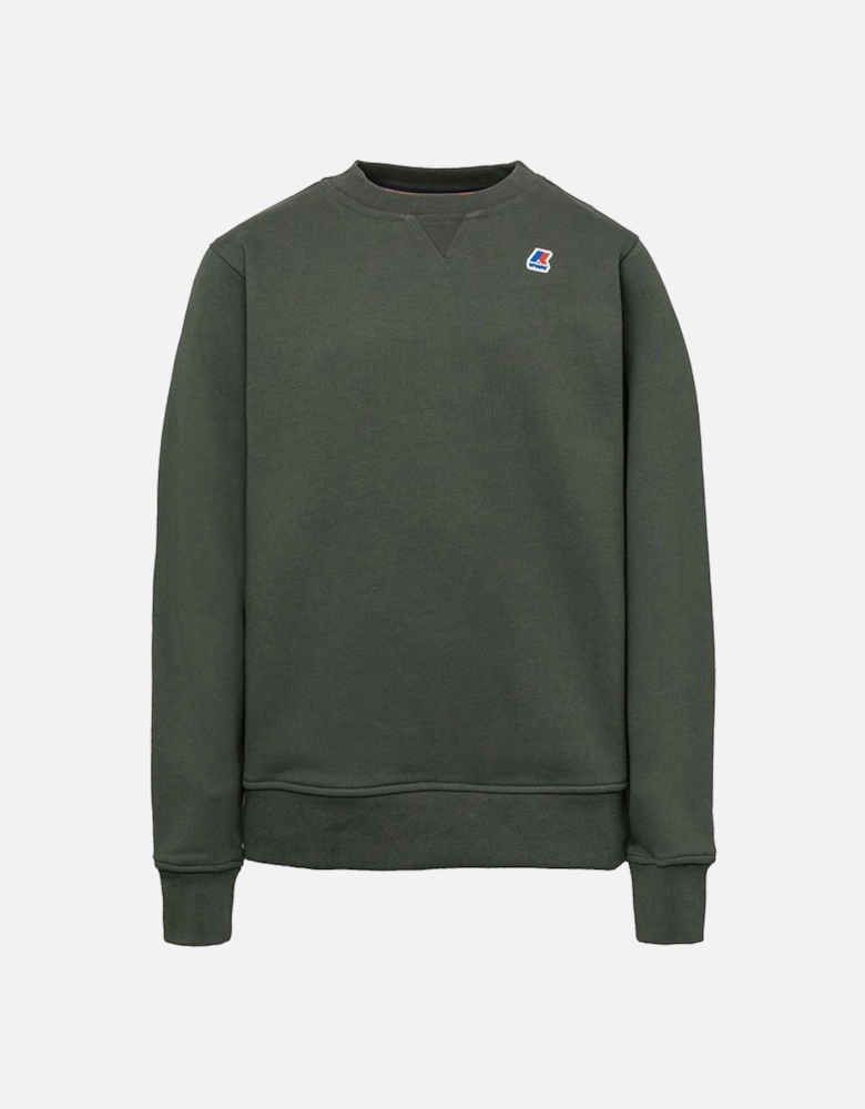 K-Way Kids Baptiste Logo Sweat Khaki