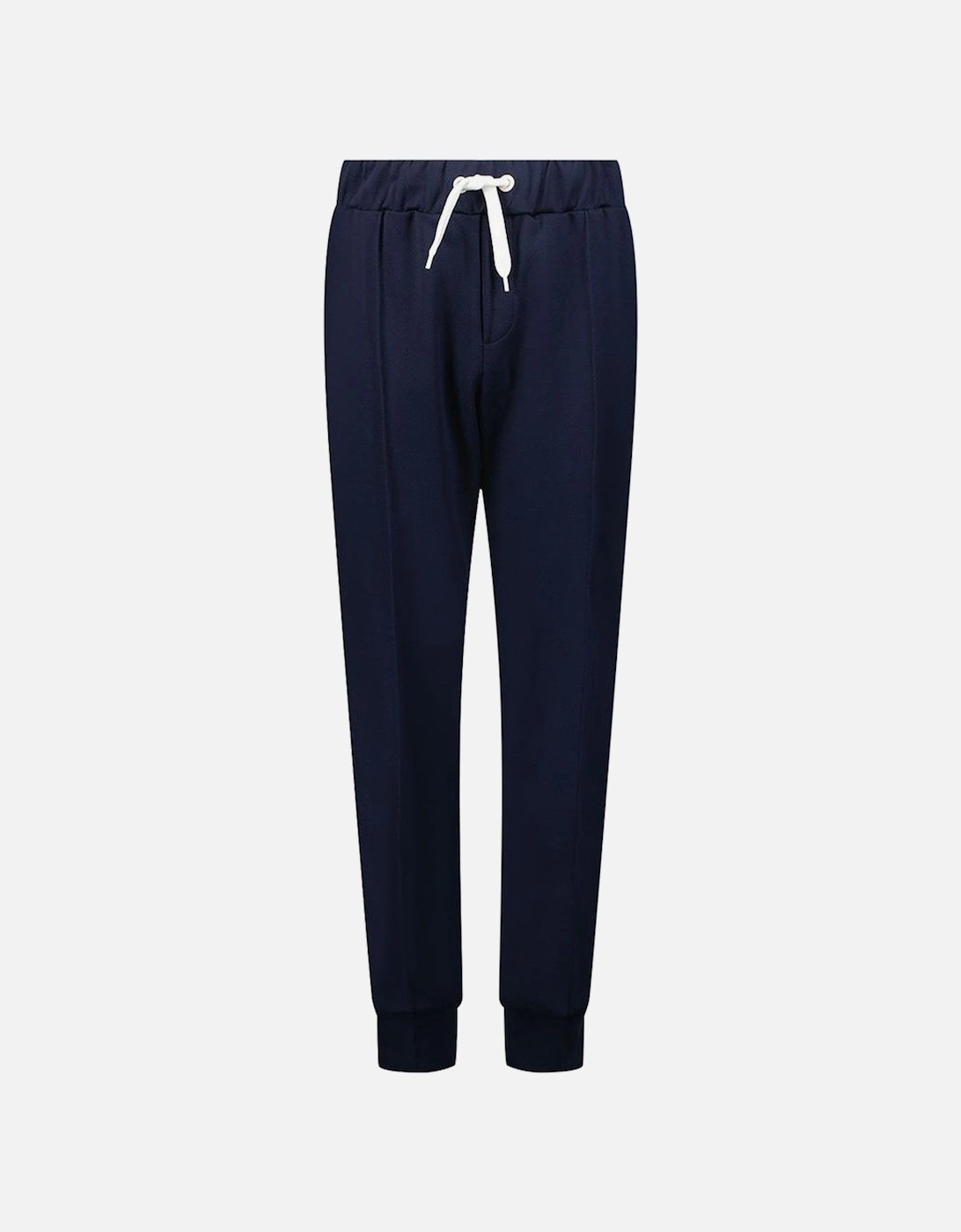 Boys Embossed Logo Joggers Navy, 4 of 3