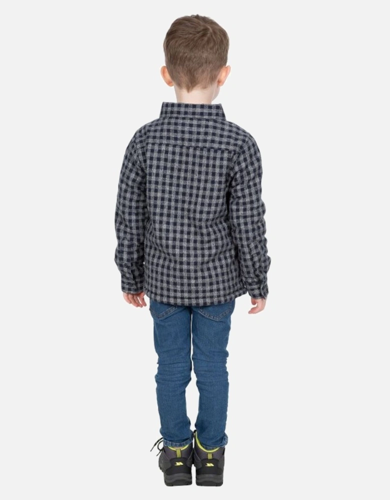 Childrens/Kids Average Long Sleeved Gingham Shirt