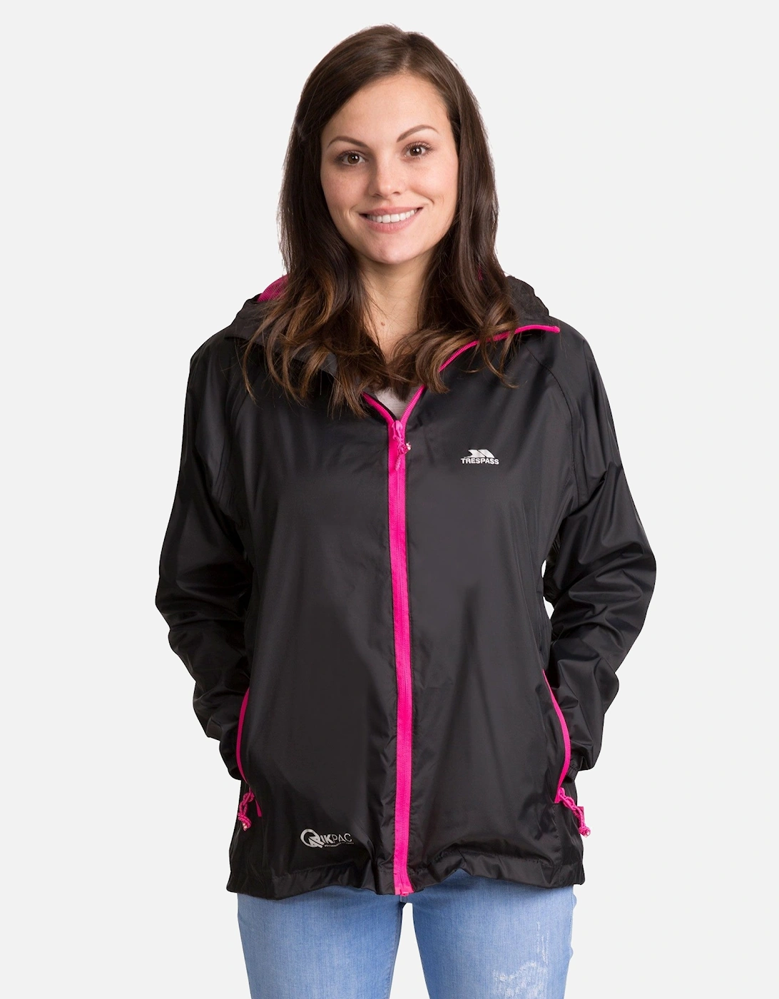 Womens/Ladies Qikpac Waterproof Packaway Shell Jacket